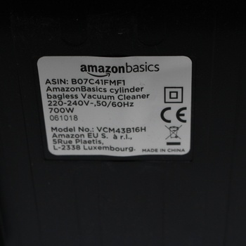 Bezsáčkový vysavač Amazon Basics VCM43B16H