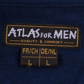 Pánská košile Atlas for men odstín modré