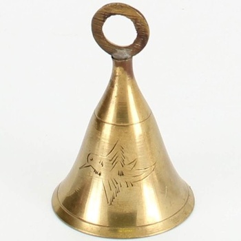 Bronzový zvonek s očkem na zavěšení