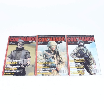 Časopisy Commando 5/1999, 2 a 6/2000