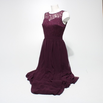 Dámské elegantní šaty Dressystar fialové M