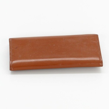 Dámská koženková peněženka hnědé barvy
