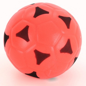 Pěnový míč červeno-černý 20 cm