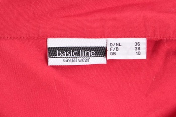 Dámské šaty Basic Line odstín červené