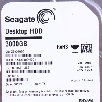 Pevný disk Seagate ST3000DM001 3TB 7200ot