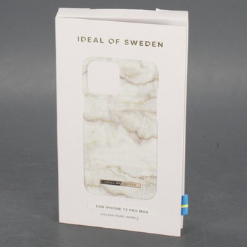 Kryt na iPhone Ideal of Sweden bílozlatý