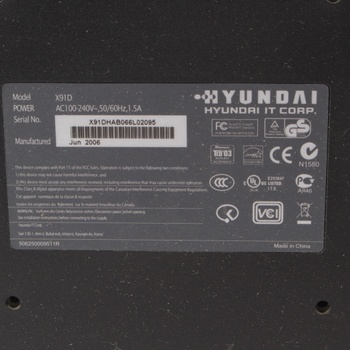 LCD monitor Hyundai ImageQuest X91D černý