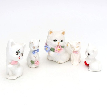 Keramické figurky  - kočky 
