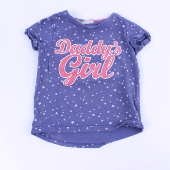 Dívčí tričko Next odstín modré s hvězdičkami