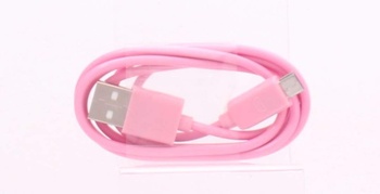 MicroUSB/ USB kabel růžový 100 cm