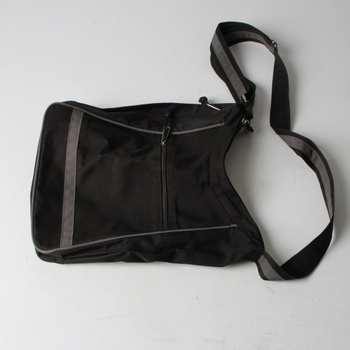 Textilní kabelka černá přes rameno 