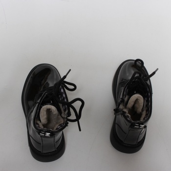 Dětské boty kotníkové QZBAOSHU černé vel. 25