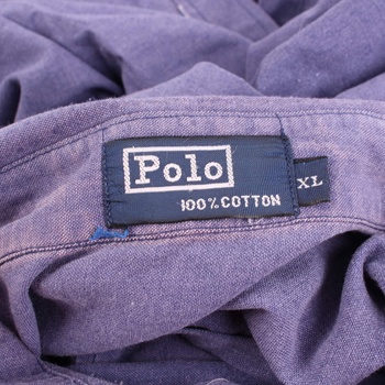 Pánská krátká košile Polo odstín modré