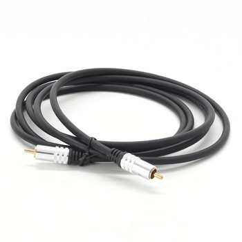 Audio kabel cinch M černý