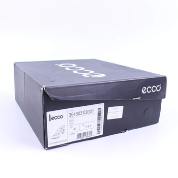 Dámské sandále Ecco kožené černé na podpatku
