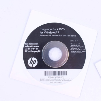 Sada DVD pro obnovu OS HP Windows 7 Home