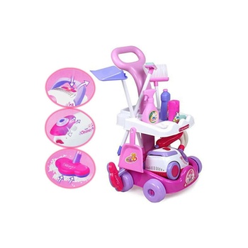 Úklidový vozík s vysavačem deAO Toys PHLC