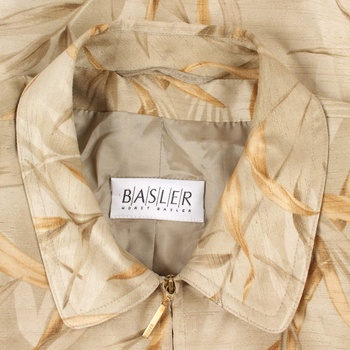 Dámská bunda Basler béžová s motivem stébel