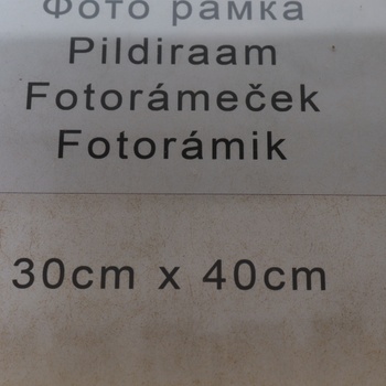 Dřevěný rámeček Postergaleria žlutý