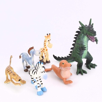 Plastové figurky: 15 kusů zvířátek