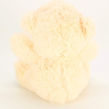 Plyšová hračka medvěd s kostkovanou mašlí