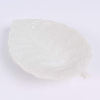 Miska porcelánová ve tvaru listu