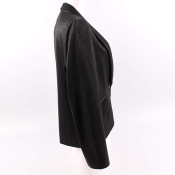 Dámské sako s velkým výstřihem černé