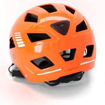 Cyklistická helma Abus hyban 2.0 oranžová