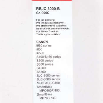 Inkoustová náplň Crocodile RBJC 3000-B Canon