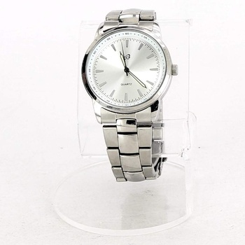 Pánské hodinky stříbrné QUARTZ elegantní