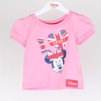 Dívčí tričko Disney s Minie růžové
