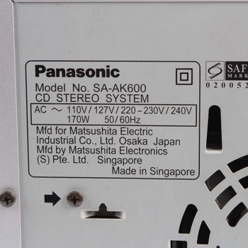 Stereo systém Panasonic SA-AK600