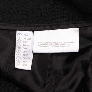 Dámské tříčtvrteční kalhoty Yessica černé 