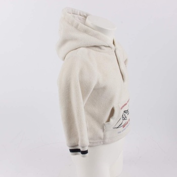 Dětská mikina C&A bílé barvy s kapucí