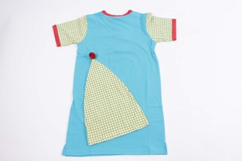 Dětské pyžamo s čepicí Cheese modro zelené