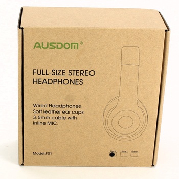 Kabelová sluchátka Ausdom F01