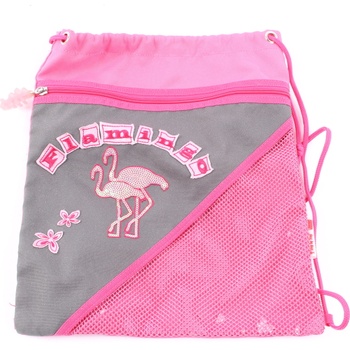 Školní batoh Flamingo s plameňákem 