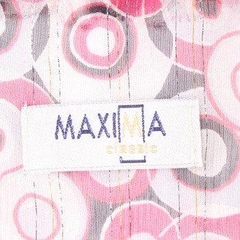 Dámské šaty Maxima bílo šedo růžové 
