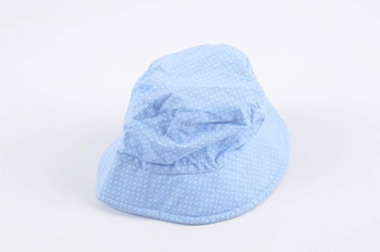 Dětský bavlněný klobouček, modrý