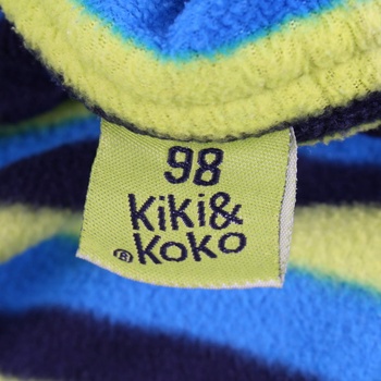 Dětská fleecová mikina Kiki & Koko pruhovaná