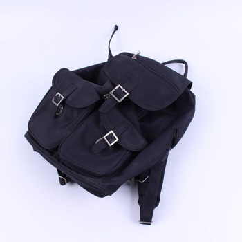 Batoh černý s velkou kapsou New Bags