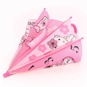 Dětský deštník růžový s kočičkou Hello Kitty