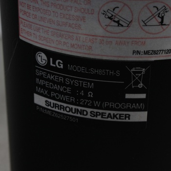 Reprosoustava LG HT805TH černá