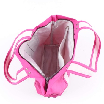 Sportovní taška Alpine Pro růžovobílé barvy