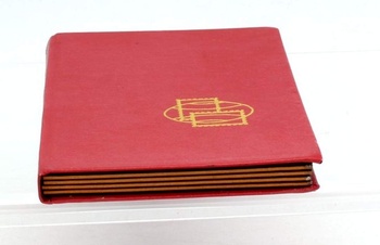Album na známky 11x15 cm červené