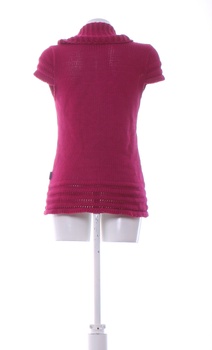 Dámský svetr bez rukávů růžový
