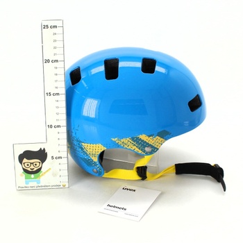 Dětská helma Uvex Kid 3 modrožlutá, 51-55 cm