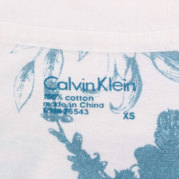 Dámské tričko Calvin Klein bílé s potiskem