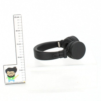 Náhlavní sluchátka černá s USB konektorem