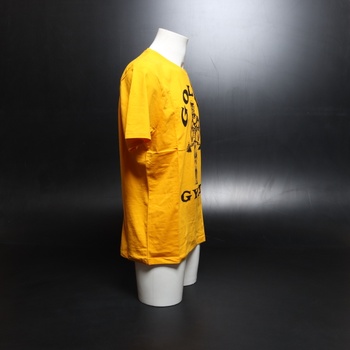 Pánské tričko Golds Gym GGTS002 žluté